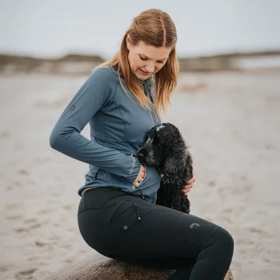 DC FeelFree Dog Walker Tights Black/Ruby