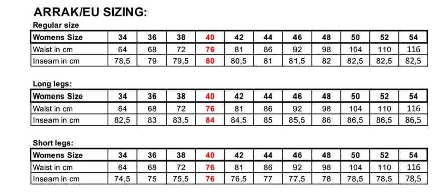 Arrak Quick Dry Pants Woman Olive Green