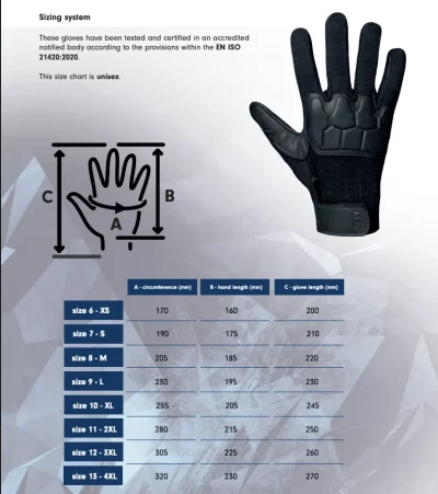MoG Masters of Gloves 8127B