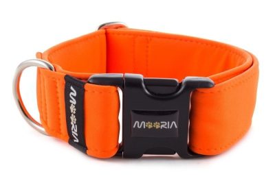 Neon oranje MOORIA Unicolor halsband Neon
