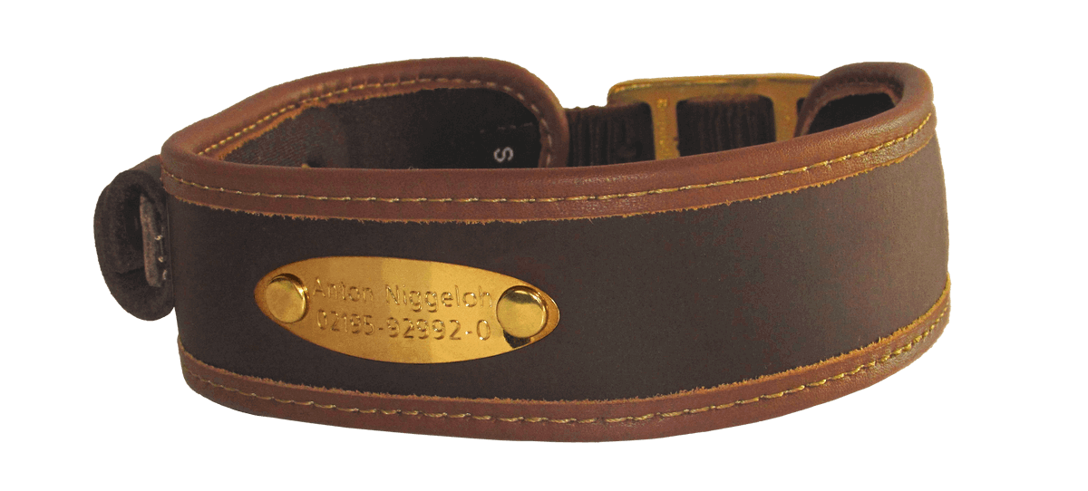 Niggeloh Leren Halsband INDIVIDUAL
