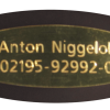 Niggeloh Leren Halsband INDIVIDUAL