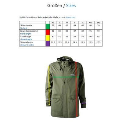 Owney Unisex Regen Jas Come Home!