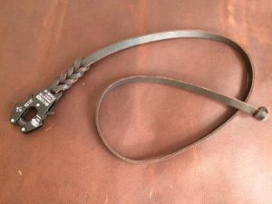 PRIDE Zacht lederen hondenlijn met Kong Frog sluiting