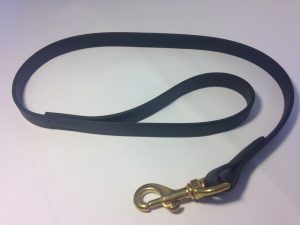 PRIDE Zwarte BIOTHANE Trainingslijn met handvat