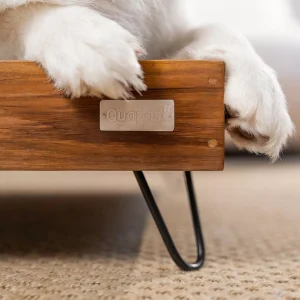 Quapas! Honden Koelmat QUAPAS! Premium Teakhouten Hondenbed
