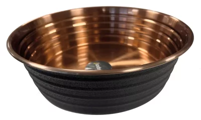 Quapas! Voerbak Leer Koper 4 Quapas! Voerbak Leer Koper