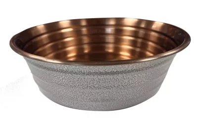 Quapas! Voerbak Leer Koper Quapas! Voerbak Leer Koper