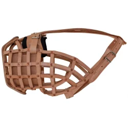 Ray Allen AKAH German Leather Basket Muzzle