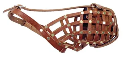 Ray Allen Leather Basket Muzzle Ray Allen Leather Basket Muzzle