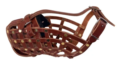 Ray Allen Leather Basket Muzzle1 Ray Allen Leather Basket Muzzle