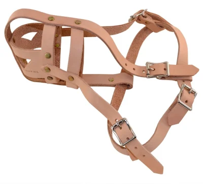 Ray Allen Leather Military Spec Standard Dog Muzzle