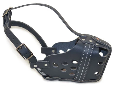 Ray Allen Original RAM Leather Agitation Muzzle5 Ray Allen Original RAM Leather Agitation Muzzle