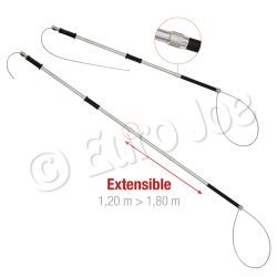 Telescopische vangstok met roterende kop