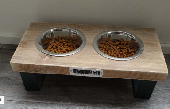 Eet en Drink set Indus Staal met steigerhout Eet en Drink set Indus Staal met steigerhout