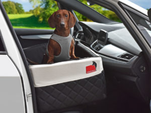 Auto hondenbed Travelmat® ONE voorstoel Donkerwit