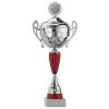 Sportbekers zilver/rood 34 t/m 53cm