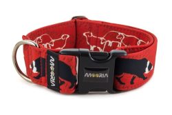 MOORIA Original Halsband Border-Collie-Life Red