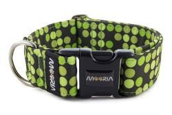 MOORIA Original Halsband Bright-Green-Dots