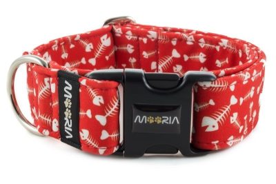 collar-fishbone-red MOORIA Original Halsband Fishbone