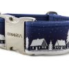 MOORIA Original Halsband Winter-Village-Blue