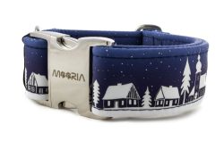 MOORIA Original Halsband Winter-Village-Blue