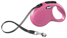 Flexi Rollijn Classic Tape Roze S 5 M