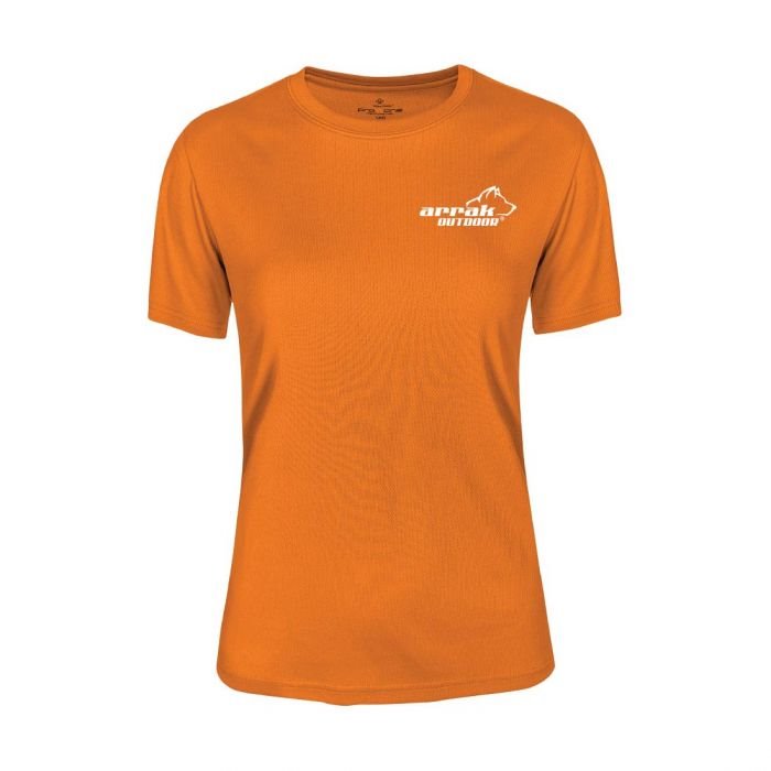 ARRAK Fonction T-shirt Femme Orange. ARRAK Function T-shirt Women Orange.