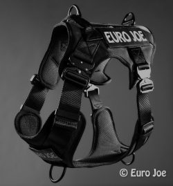 Euro Joe Hondenharnas 'Tactical' X-Large Zwart