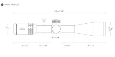 Hawke Frontier Richtkijker 30 SF 2.5-15x50 Mil Pro (10x)