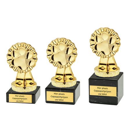 Hondenpoot op marmer Hondenpoot op marmer