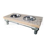 Eet en Drink set Stoer Steigerbuis met eiken Eet en Drink set Stoer Steigerbuis met eiken