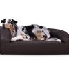 MYPADO Flo Kunstleder premium-hondenbed Bruin