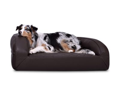 MYPADO Flo Kunstleder premium-hondenbed Bruin