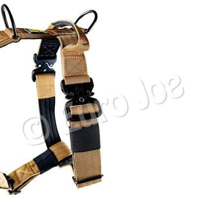 EURO-JOE Hondenharnas IRON POWER Gold