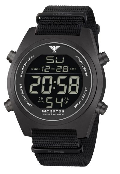 KHS Interceptor Digital Armand horloge NATO