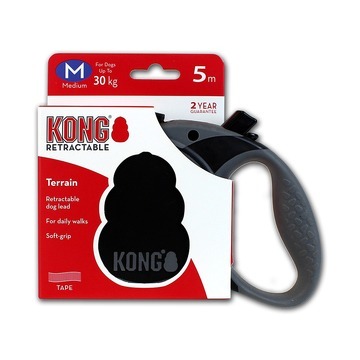 KONG Retractable Leash Terrain Black M