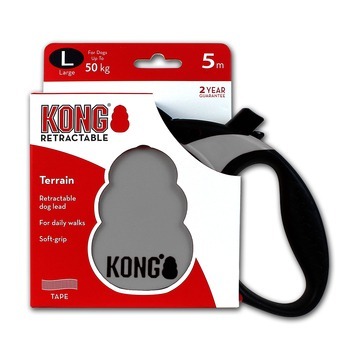 KONG Retractable Leash Terrain Grey L