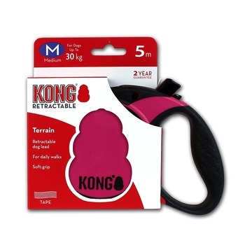 KONG Retractable Leash Terrain Pink M