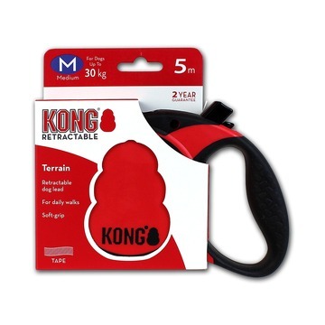 KONG Retractable Leash Terrain Red M