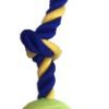 Mini 3-Knot Cotton Rope 30cm met Tuff Ball