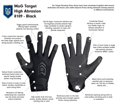 MoG TARGET 8109 High Abrasion Gloves