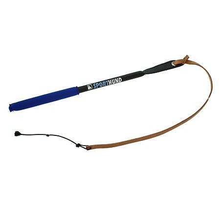 SPORTHUND Zweep met leren koord kort SPORTHUND Zweep met leren koord kort