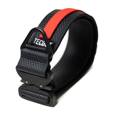 TECDOX Hexa Halsband met Cobra - 50mm rood