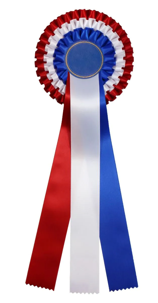 Rozet rood wit blauw Rozet rood wit blauw