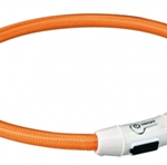 TRIXIE Slanghalsband Hond USB Oranje