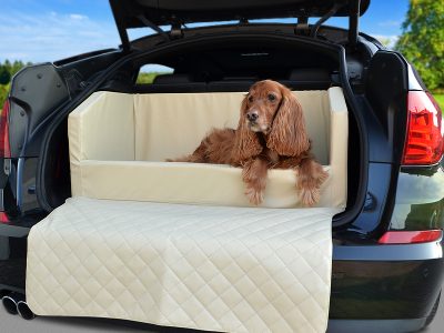 Auto hondenbed Travelmat® Plus Creme