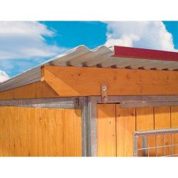 Standaard monopan dak voor houten kennels