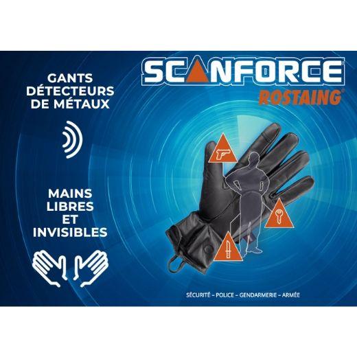Scanforce is an invisible, hands-free, metal detector glove - Blue Line