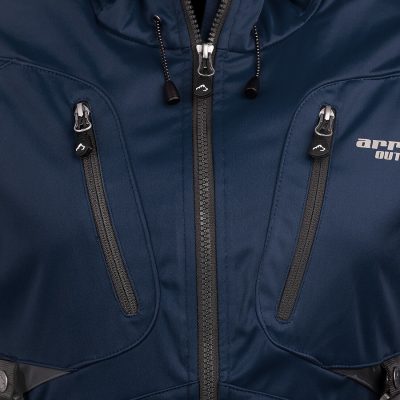 Arrak Akka Softshell Jacket Men Navy detail